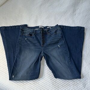 Women's Sofia Vergara Melisa Flare Blue Jeans 10